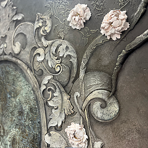 Трафарет - Жозефина - Фотография интерьере 1