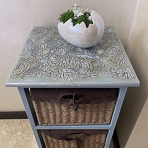 Трафарет - Геральдические листья - Фотография интерьере 10